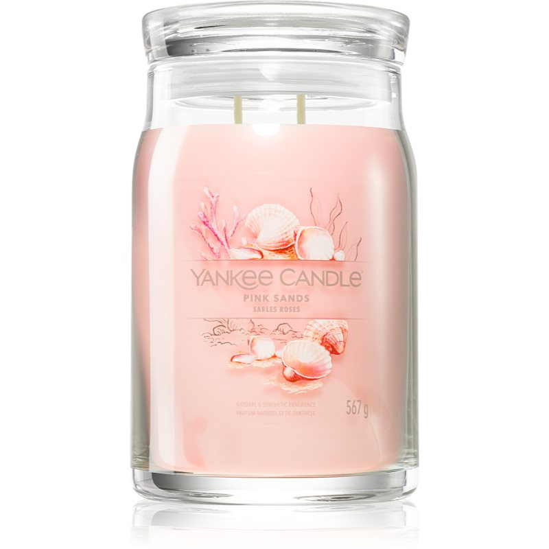 Yankee Candle Pink Sands vonná svíčka Signature 567 g