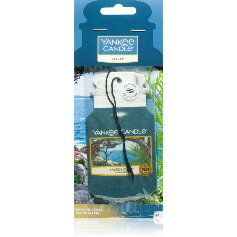 Yankee Candle Bayside Cedar vonná visačka 1 ks