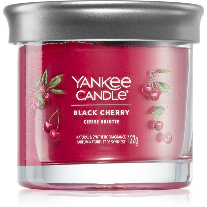 YANKEE CANDLE Signature Tumbler malý Black Cherry 121 g