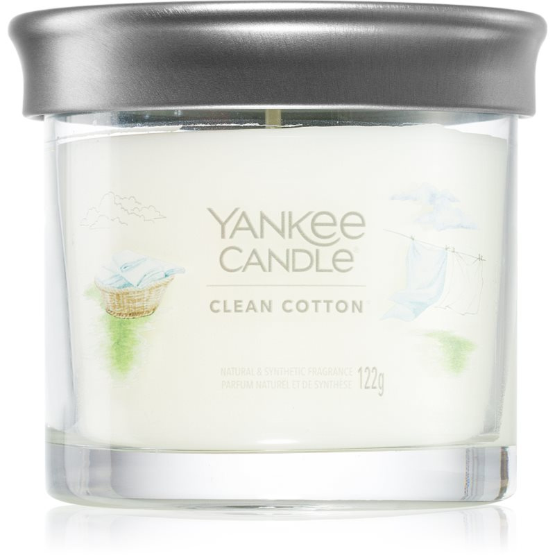 YANKEE CANDLE Signature Tumbler malý Clean Cotton 121 g