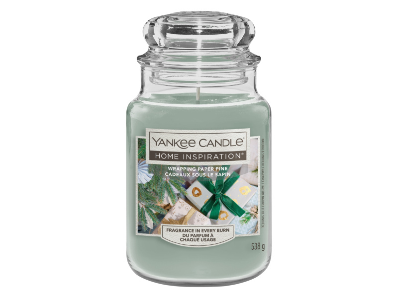 Yankee Candle Vonná svíčka ve skle Wrapping Paper Pine
