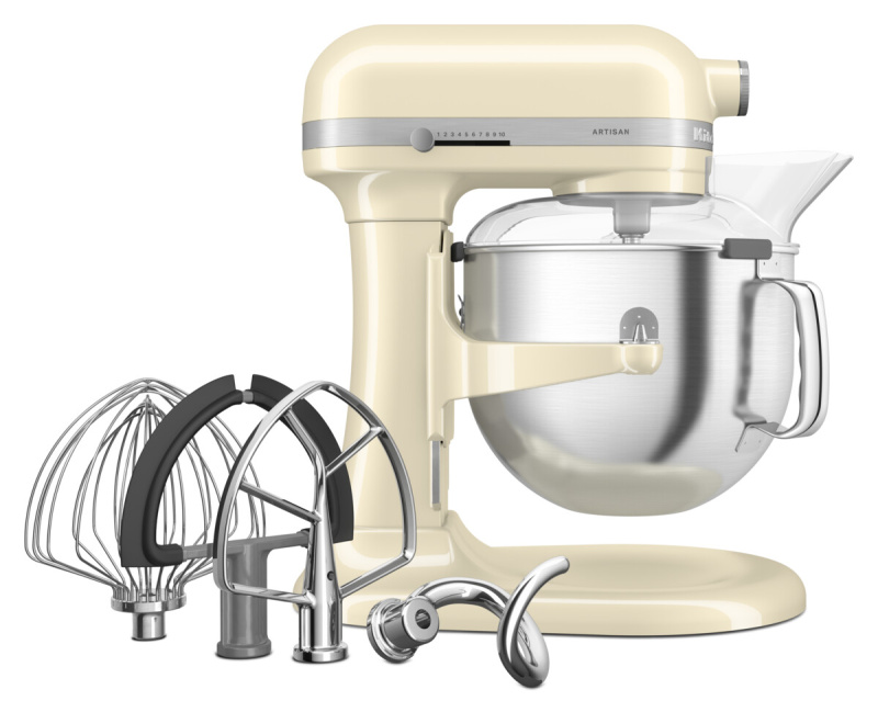 KitchenAid Kuchyňský robot Artisan 5KSM70SHX, se zvedací mísou 6,6 l, mandlová 5KSM70SHXEAC