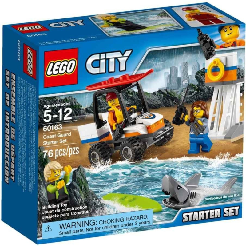 Lego® city 60163 pobřežní hlídka - začátečnická sada