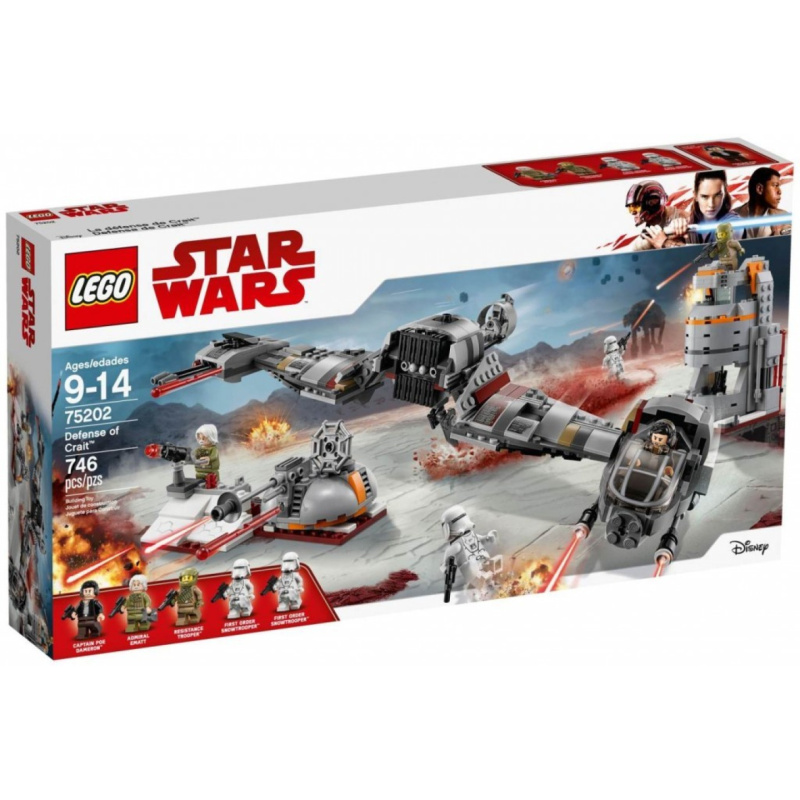 Lego® star wars 75202 obrana planety crait™