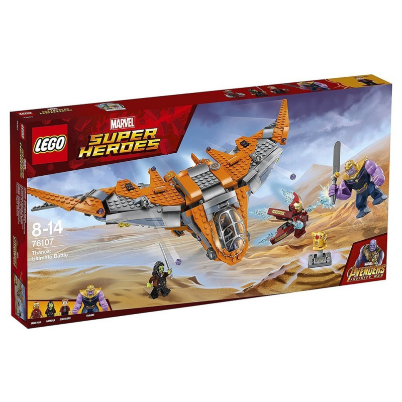Lego® super heroes 76107 thanos: poslední bitva