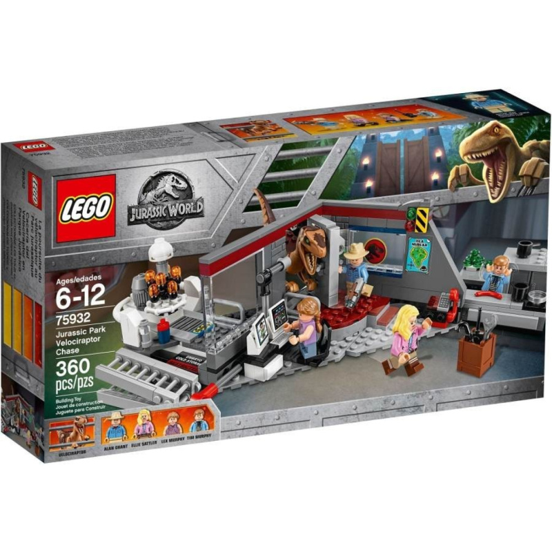Lego® jurassic world 75932 jurský park: hon na velociraptora