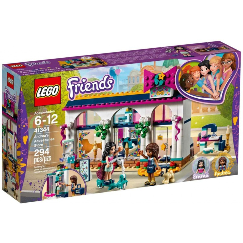 Lego® friends 41344 andrea a její obchod s módními doplňky