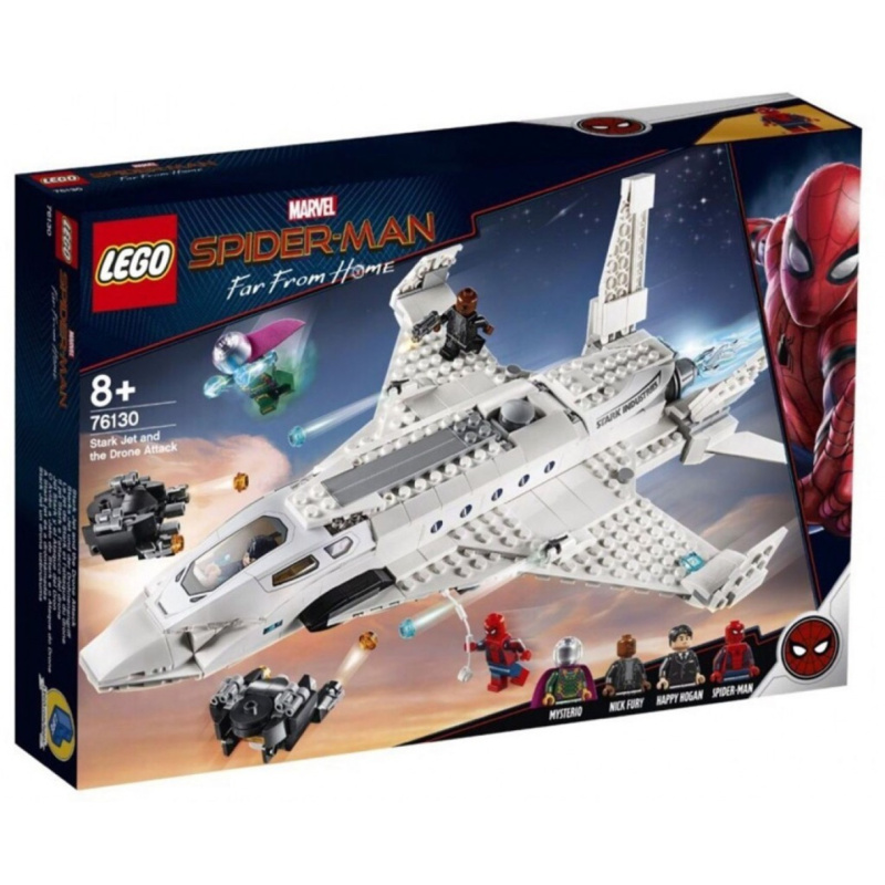 Lego® super heroes 76130 tryskáč tonyho starka a útok dronu