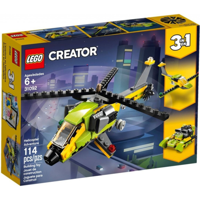 Lego® creator 31092 dobrodružství s helikoptérou