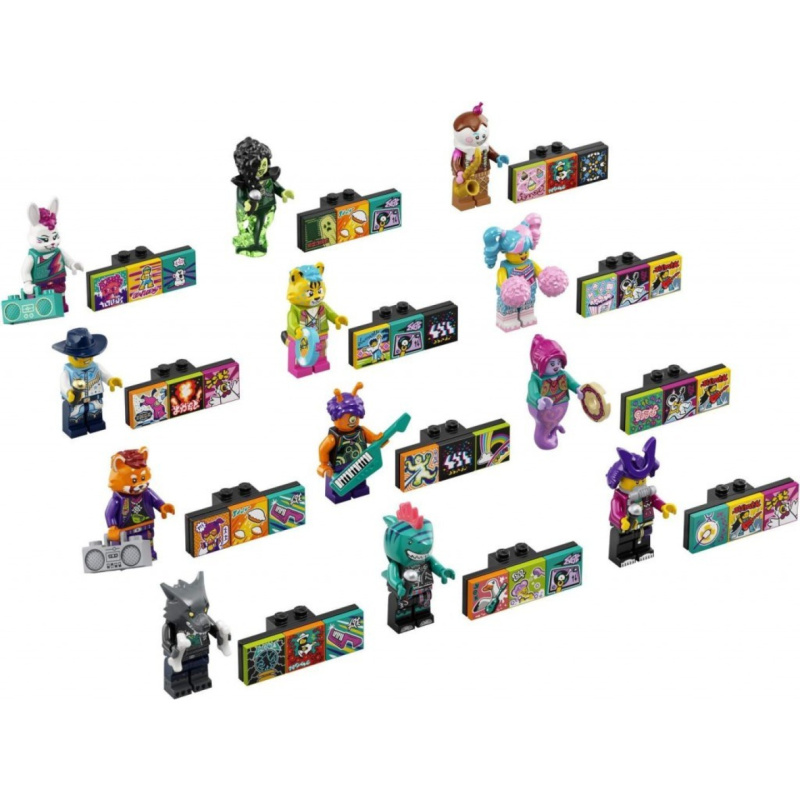 Lego® vidiyo 43101 ucelená kolekce 12 minifigurek bandmate