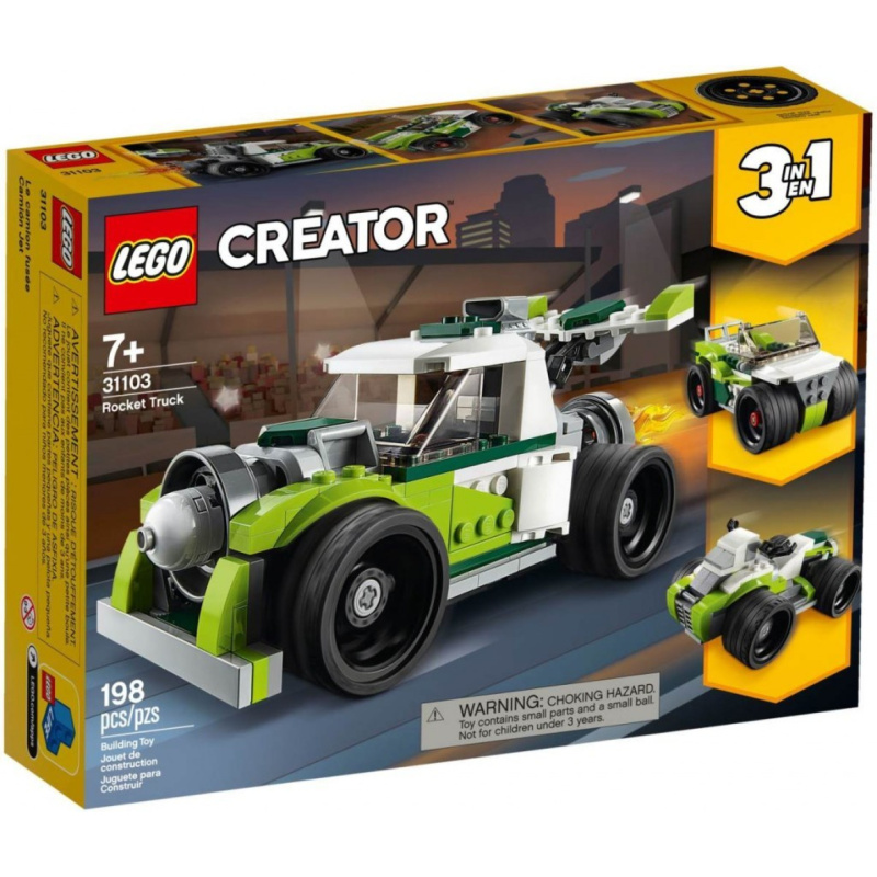 Lego® creator 31103 auto s raketovým pohonem