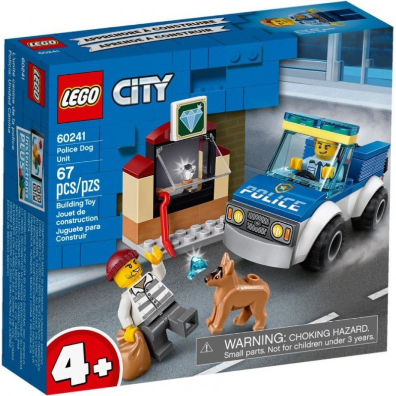 Lego® city 60241 jednotka s policejním psem