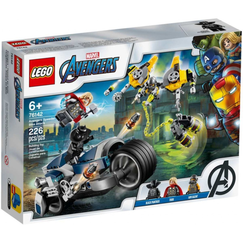 Lego® super heroes 76142 avengers: zběsilý útok na motorce