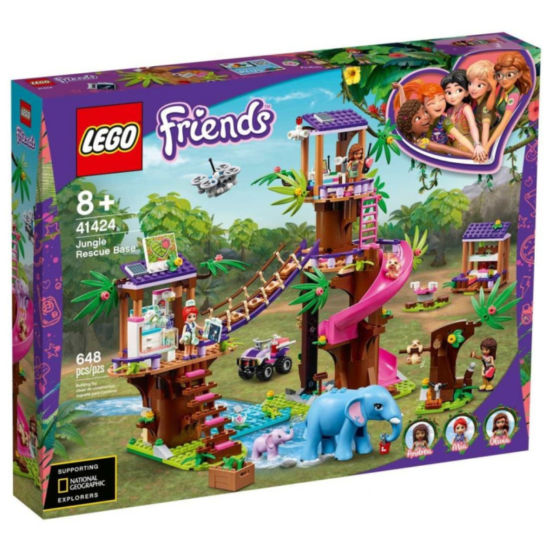Lego® friends 41424 základna záchranářů v džungli