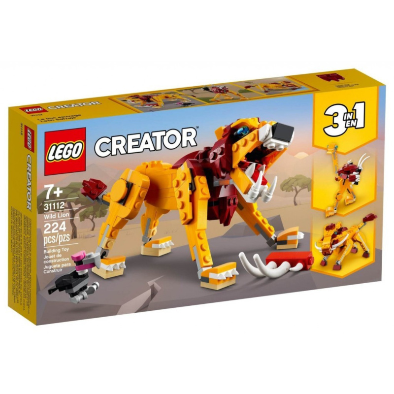 Lego® creator 31112 divoký lev