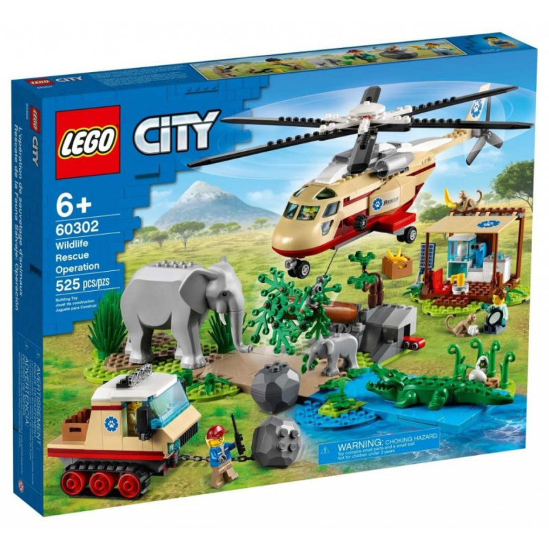 Lego® city 60302 záchranná operace v divočině