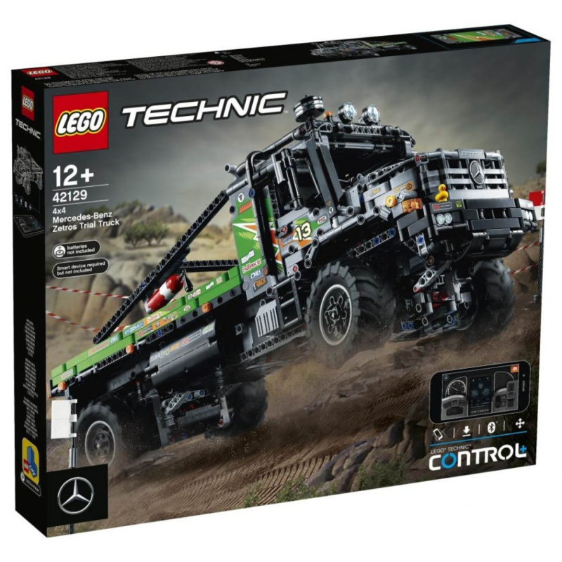 Lego® technic 42129 truck trialový vůz mercedes-benz zetros 4x4
