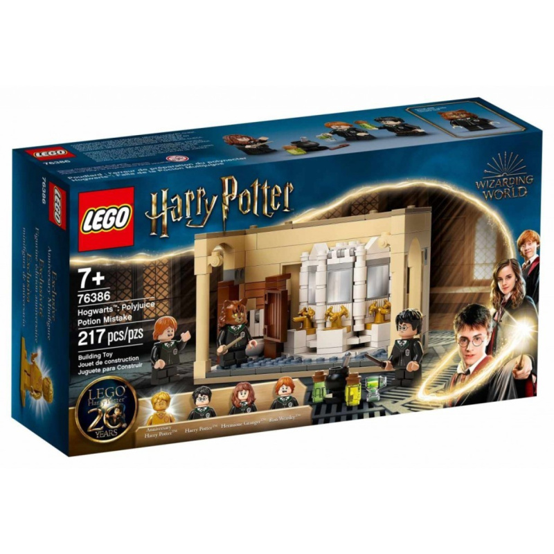 Lego® harry potter™ 76386 bradavice: omyl s mnoholičným lektvarem