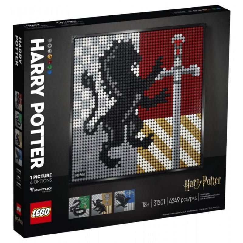 Lego® art 31201 harry potter hogwarts crests