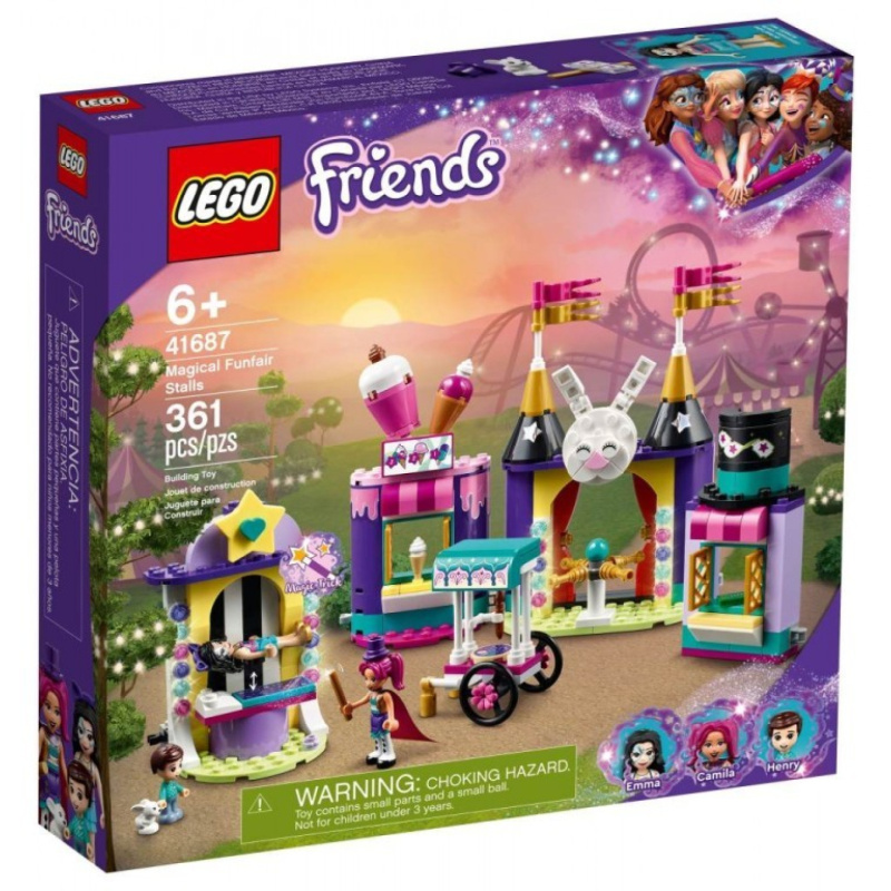 Lego® friends 41687 kouzelné pouťové stánky