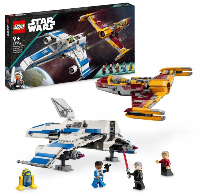Lego® star wars™ 75364 stíhačka e-wing™ nové republiky vs. stíhačka shin hati