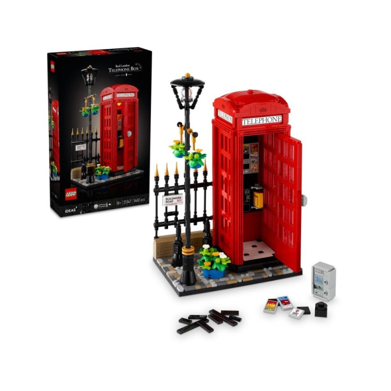 LEGO Ideas Červená Londýnská Telefonní Budka