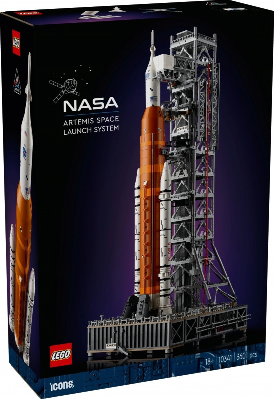 Stavebnice LEGO Icons – raketa NASA SLS Artemis