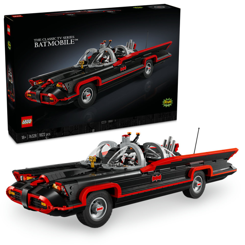 Lego® dc 76328 batman™: batmobil z klasického tv seriálu