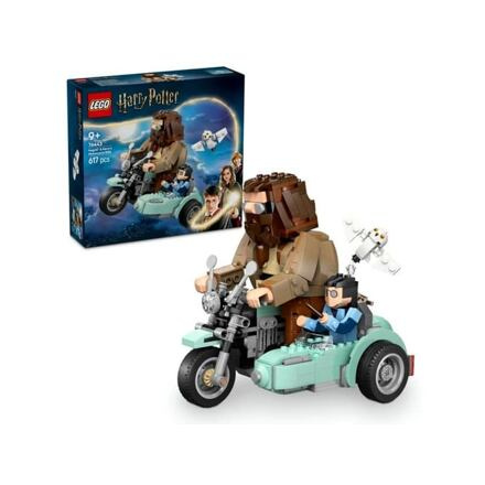 Jízda na motorce s Hagridem a Harrym