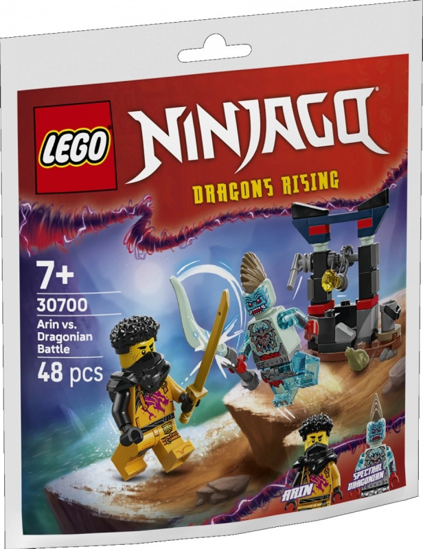 Klocky NINJAGO bitva Arina s drakem
