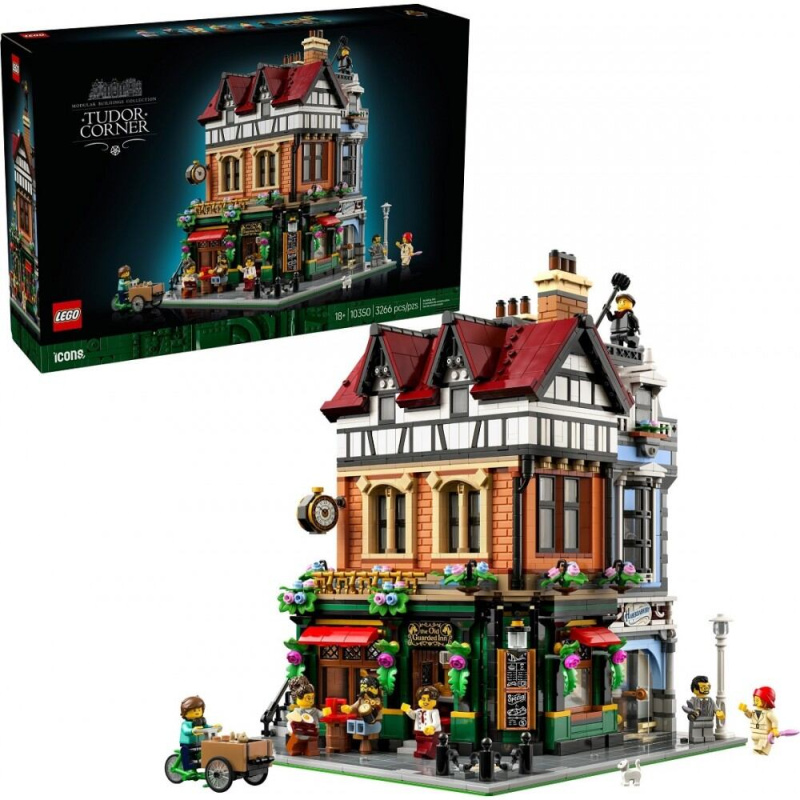 LEGO® Icons 10350 Dům na rohu v tudorovském stylu