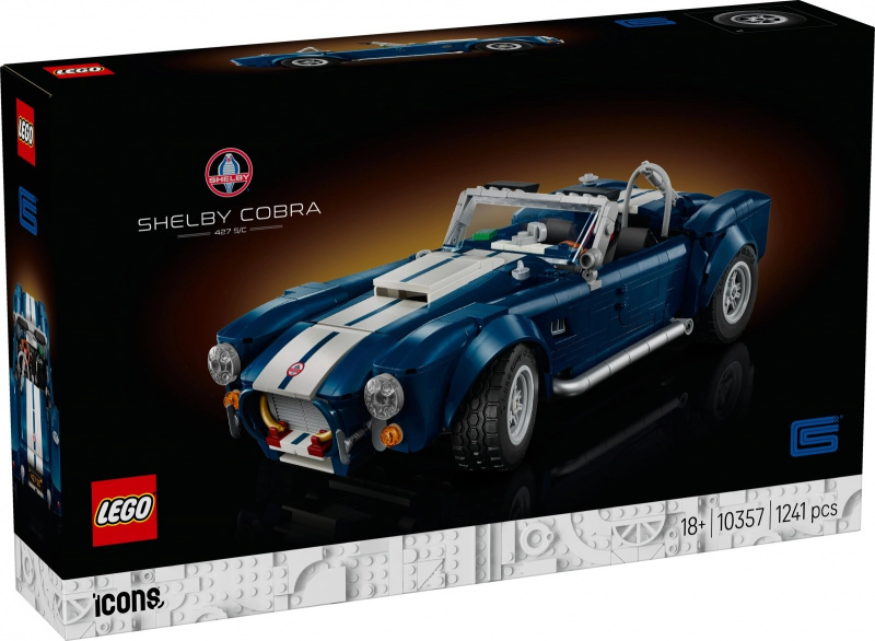 lego icons shelby cobra 427 s/c stavebnice pro dospělé