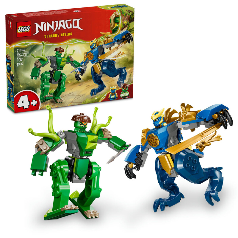 LEGO® NINJAGO® 71853 Jay a boj v dračom robotickom obleku - hra z kategorie Ninjago