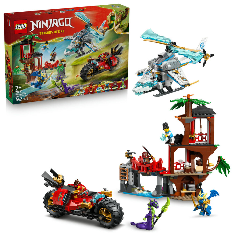 LEGO® NINJAGO® 71857 Souboj nindža vozidel a domek na stromě