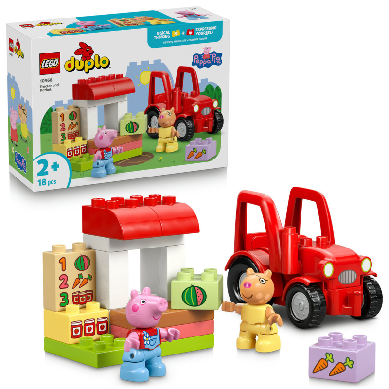 LEGO® DUPLO® Prasiatko Peppa 10468 Traktor a trh - hra z kategorie Duplo