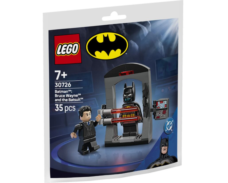 Stavebnice Super Heroes Batman: Bruce Wayne a Batmanův kostým
