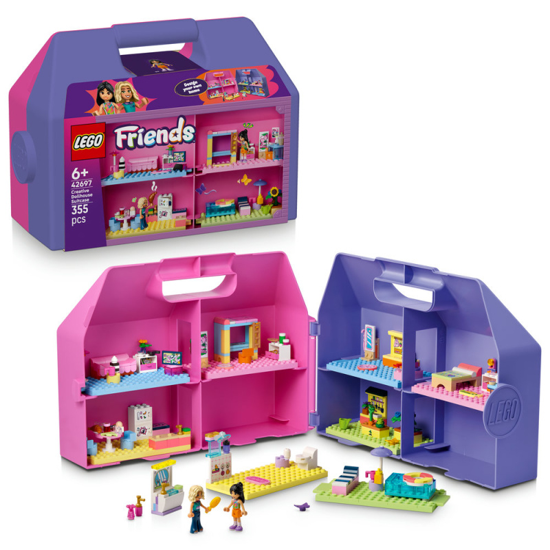LEGO LEGO® Friends 42697 Kreativní kufřík a domek pro panenky