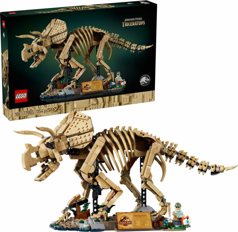 Lego® jurassic world 77985 dinosauří fosilie: triceratops