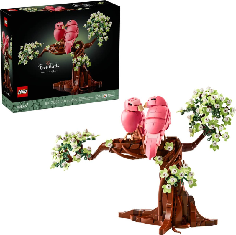 Lego® ideas 21365 zamilovaní ptáčci