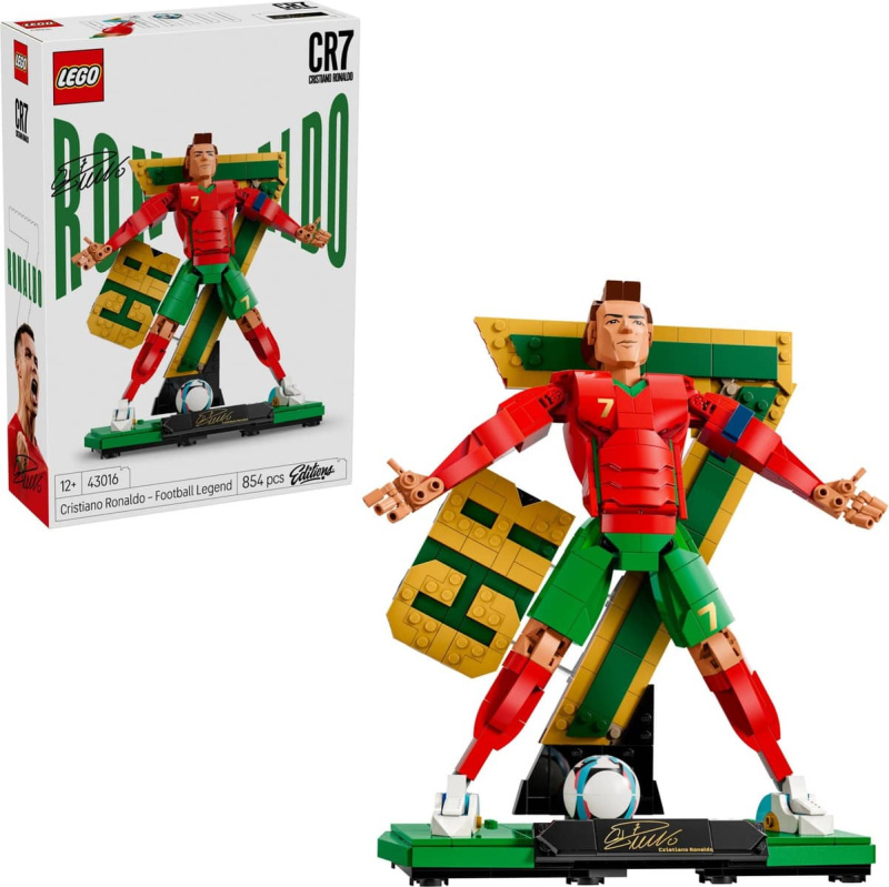 Lego® editions 43016 cristiano ronaldo – fotbalová legenda