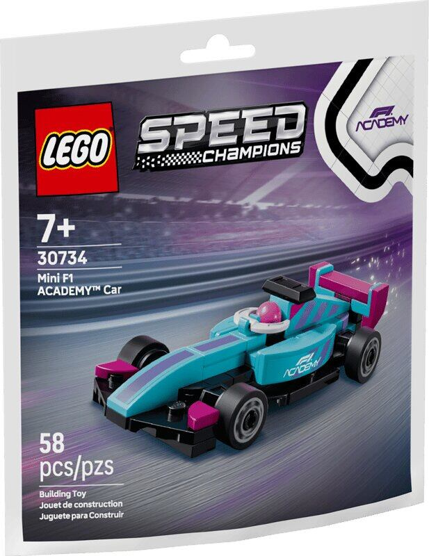 Stavebnice Speed Champions – malý monopost F1 Academy