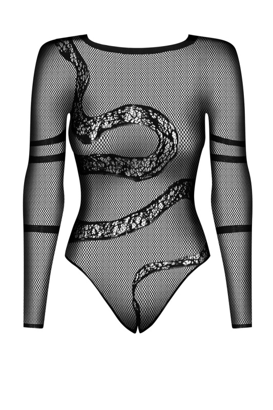 Body Obsessive B137 teddy Barva: Černá, Velikost: S/M