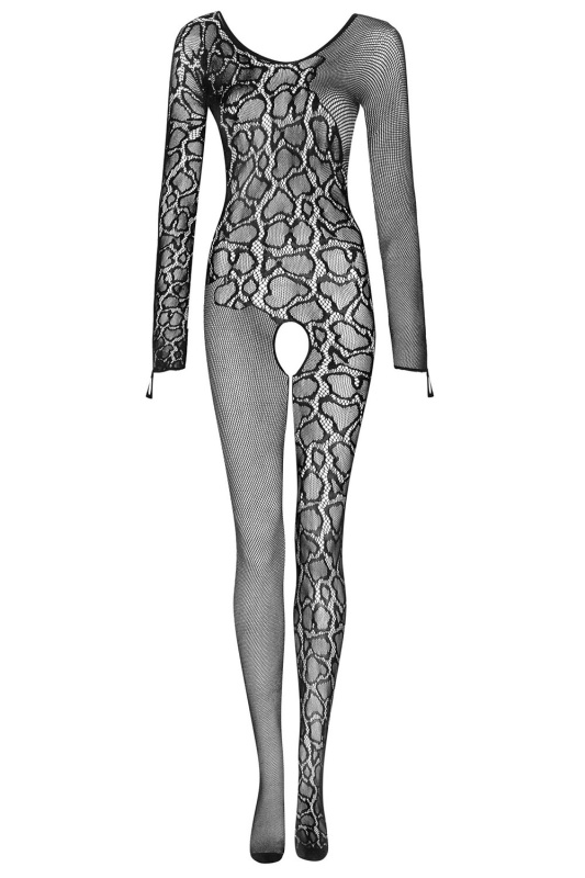 Obsessive Bodystocking G326 Barva: Černá, Velikost: S/M