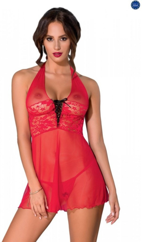 Avanua Freya Chemise red - Košilka Barva: Červená, Velikost: 2XL/3XL
