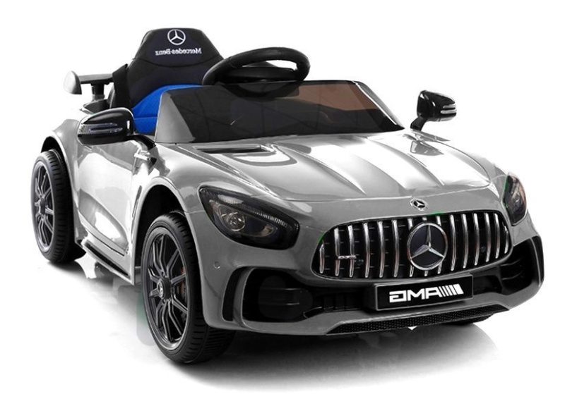 Mercedes GTR Battery Car Stříbrný lak