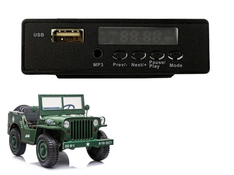 Hudební panel pro vozidlo s bateriovým pohonem JH101