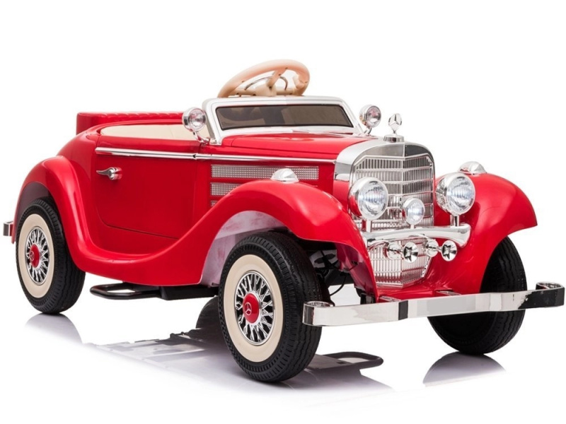 Retro auto na akumulátor Mercedes-Benz 540K – Červené
