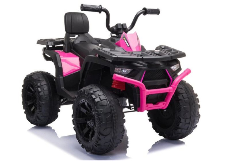 Dětská elektrická čtyřkolka růžová