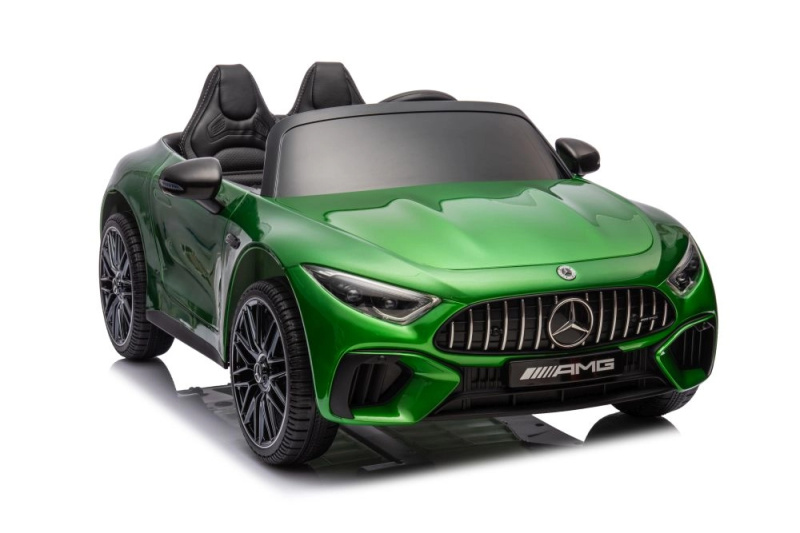 Dětské elektrické autíčko MERCEDES-AMG SL63, lakované zelené