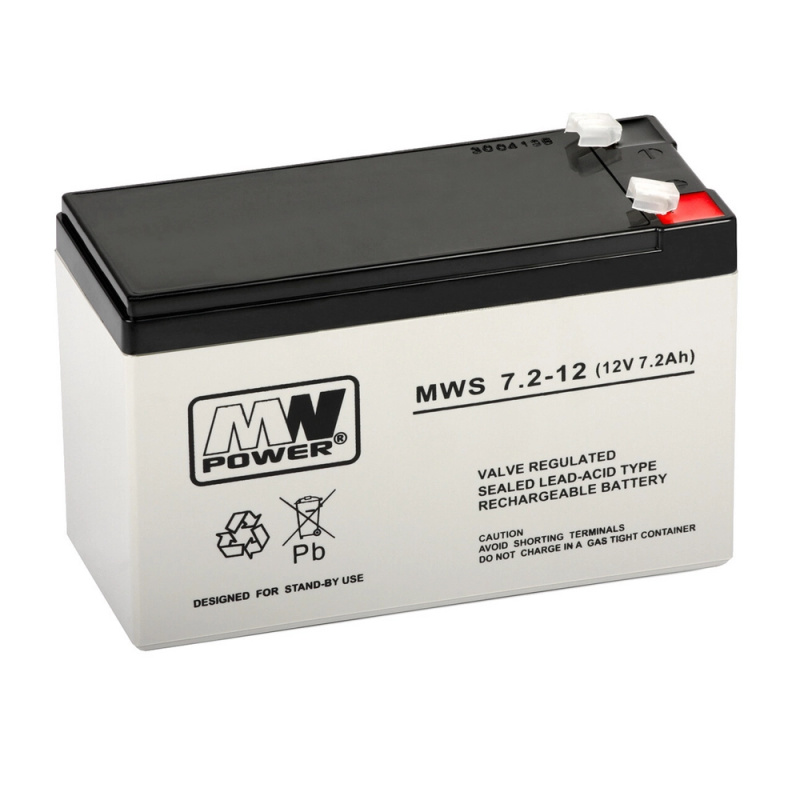 Gelový akumulátor AGM 12 V 7,2 Ah